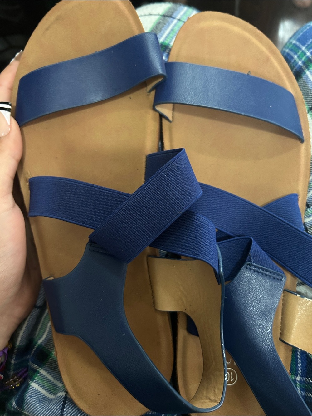 Marshalls Navy Blue Strappy Women's Sandals